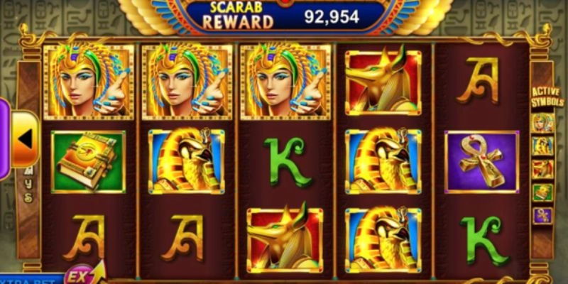 Giao diện chơi game nổ hũ Nữ Thần Ai Cập